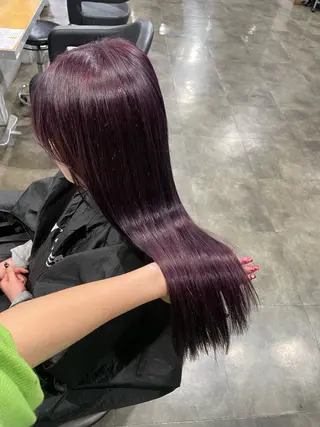 ロング カラー ハイトーン 横浜💞ミオのヘアスタイル