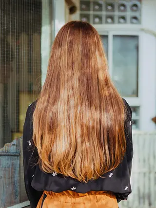 ロング カラー 福島 浩司のヘアスタイル