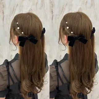 ロング 🍒しの🍒 透明感カラー/カットのヘアスタイル