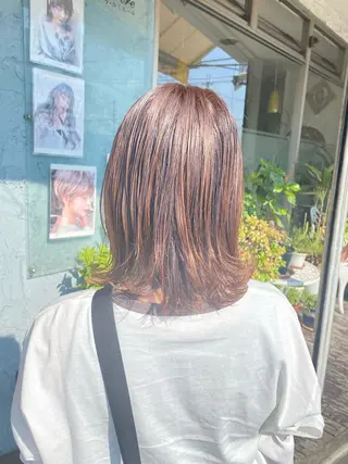 ミディアム カラー ルミア所属・MASUMI／ 川西能勢口LUMIAのヘアスタイル