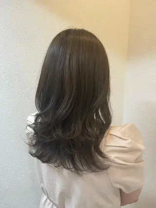 ロング カラー PUUR所属・🍒鈴木 エミリ🍒のヘアスタイル