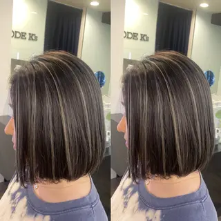 ミディアム カラー 【カラー指名No 1✨】原田響のヘアスタイル