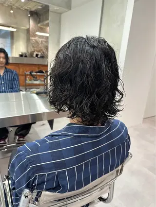 パーマ メンズ kutti ／渋谷のヘアスタイル