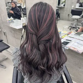 ロング カラー LINOET名古屋所属・齋藤 梨乃のヘアスタイル