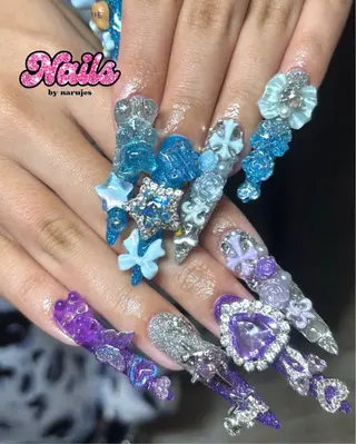 ネイル ギャルネイル🧸💖 narujesのネイルデザイン