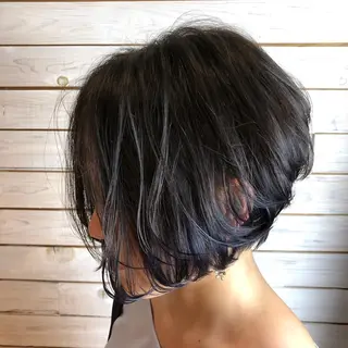 ショート カラー ✨大人美人ショート✨ 店長　藤井一輝のヘアスタイル
