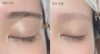 アイブロウ 眉毛&まつ毛👀 Minamiの眉毛・アイブロウイメージ