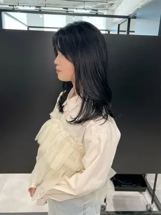 セミロング カラー kimika🥑 メンズ/髪質改善のヘアスタイル