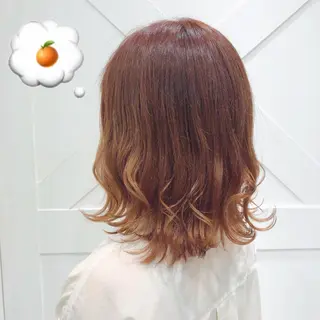 ミディアム カラー 🌺ウルフカット職人 新垣渚🐺のヘアスタイル