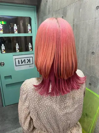 ミディアム カラー 艶髪サラサラカラー 🌈前原健吾のヘアスタイル