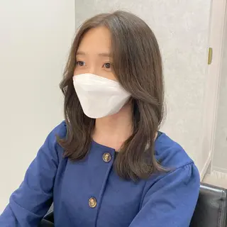 ミディアム カラー 髪質改善 ヒデのヘアスタイル