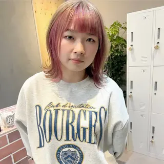 ミディアム カラー cope'u  emu所属・cope'u moneのヘアスタイル