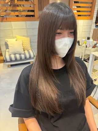 カラー Revie  hair所属・Hiyori/透明感 矢場町/栄のヘアスタイル