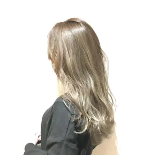 セミロング カラー 髪質改善縮毛矯正 kosuke_IJKのヘアスタイル