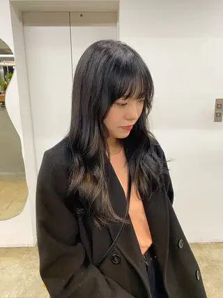 ロング シミズ アスカのヘアスタイル