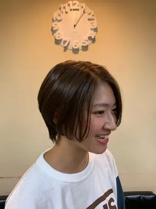 ショート ヨシミ カズヤのヘアスタイル