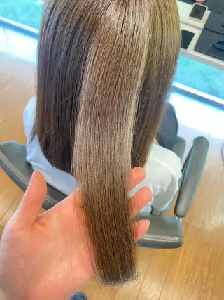 ミディアム カラー add-Lamp hair所属・シュリ /岐阜のヘアスタイル