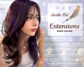 ロング Shelltie Fiel(シェルティフィエル)錦糸町所属・羽♡シールエクステ 🦋‪錦糸町YUKAのヘアスタイル