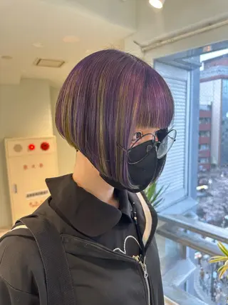 ショート 髪質改善&ハイトーンカラー『non』髪質改善uptogloss 認定サロン所属・💎ちゃちゃ💎 ハイトーン/ギャルのヘアスタイル