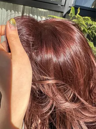 ミディアム カラー パーマ/ボブ/ ヘルシーカラー/風花のヘアスタイル