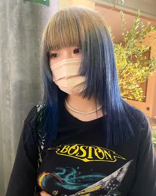 カラー qpula所属・qpula misuzuのヘアスタイル
