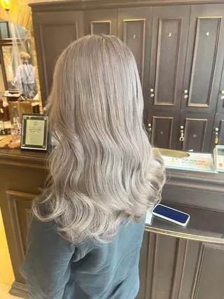 ロング 🧡ミルクティー/ レイヤー🧡ショウナのヘアスタイル