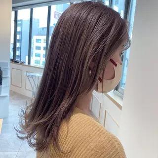 ロング カラー 南上 野々佳のヘアスタイル