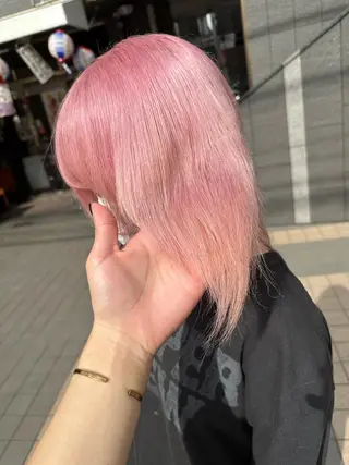 ミディアム カラー 🎀憧れ髪色再現🎀 /MANATOのヘアスタイル