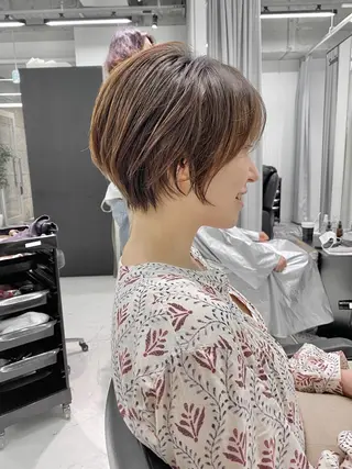 ショート カラー 似合わせ専門美容師 なかじまのヘアスタイル