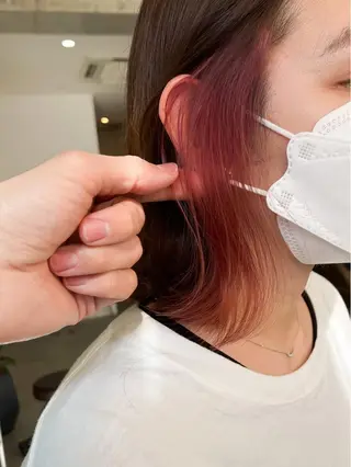 ショート ボブ×縮毛矯正 ryotaのヘアスタイル