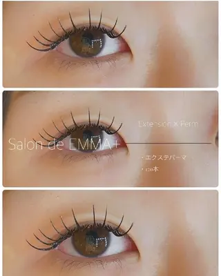 マツエク・マツパ EMMA plus．のマツエク・マツパデザイン