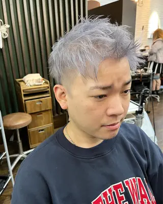 ショート カラー メンズ 小村 敏司のヘアスタイル