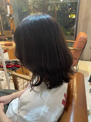 ミディアム 💐RHYTHM💐 岡本早苗のヘアスタイル