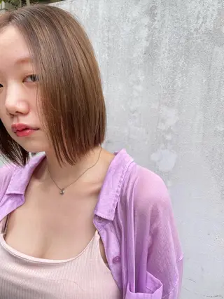 ショート カラー mee.urawa所属・似合わせショート×透 明感/やじまたかしのヘアスタイル