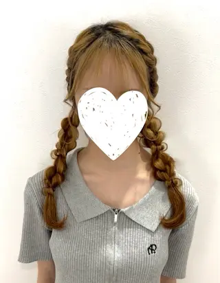 ヘアアレンジ ヘアセット🎀推し活 市川駅近🩵MIHOのヘアスタイル