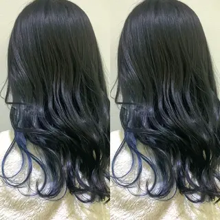 セミロング ブリーチ無しカラー✨ 美鈴のヘアスタイル