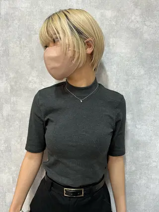 ショート C’LD hair produce /シールドヘア所属・モテ髪/ボブ/ショー ト/アダチフウトのヘアスタイル