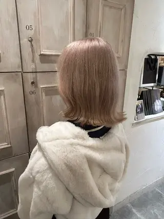 カラー 韓国風／ハイトーン 砂原洋介のヘアスタイル