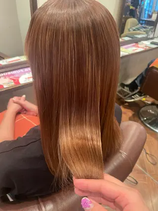 セミロング いまじゅく あおいのヘアスタイル