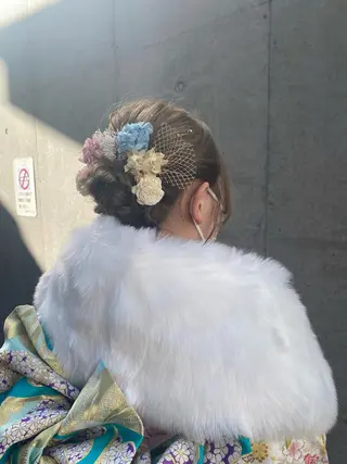 ヘアアレンジ 菊池大一 溝の口パーマのヘアスタイル