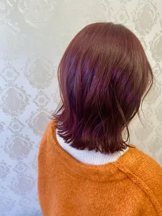 ミディアム ココロ☀️ CLUTCH天王寺店のヘアスタイル