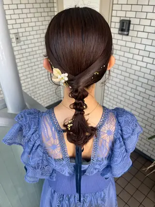 ヘアアレンジ 大人可愛いヘアメイク 💋🧚‍♀️しずかのヘアスタイル
