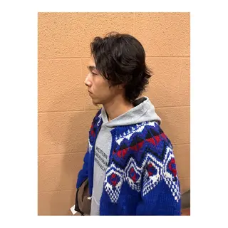 パーマ メンズ メンズパーマ 次元のヘアスタイル