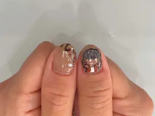 ショート SHE所属・SHE adusaのネイルデザイン