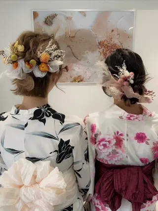 ロング ヘアアレンジ 卒業式ヘアセット🎀 ヘアアレンジのヘアスタイル