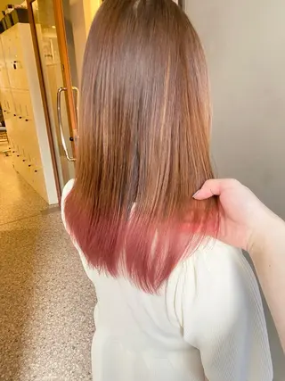 セミロング TIGRE tenjin所属・岩崎 レイのヘアスタイル