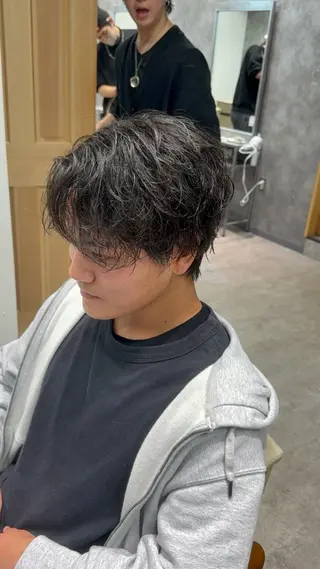 ショート パーマ メンズ いちか🎀 COQUのヘアスタイル