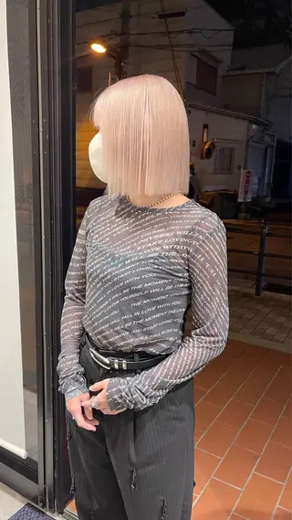 ショート 福山 晴香のヘアスタイル