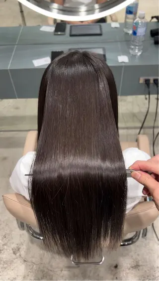 ミディアム ✨髪質改善 縮毛矯正 艶髪 立川美容室✨のヘアスタイル