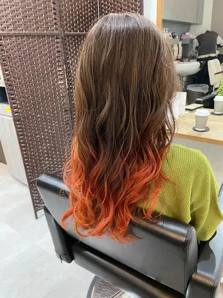 セミロング カラー Joule 大分メンズのヘアスタイル